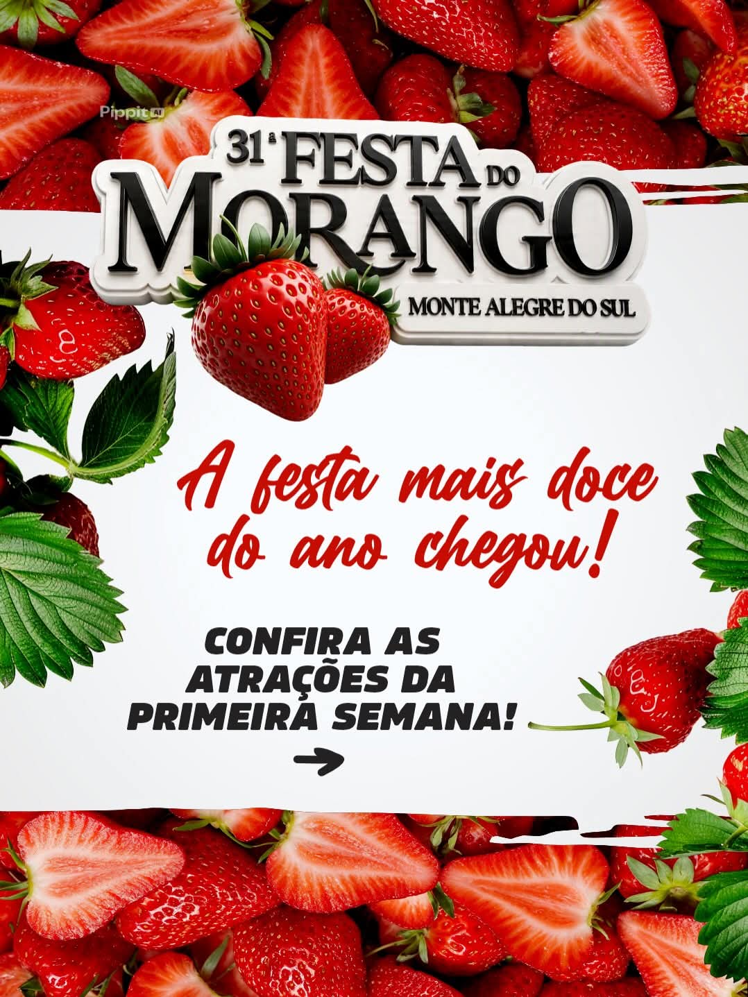Confira a programação da primeira semana da Festa do Morango